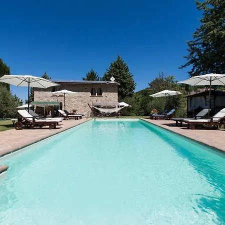 וילה Casolare Perugia, Close To Gubbio And Assisi, With Panoramic Pool *